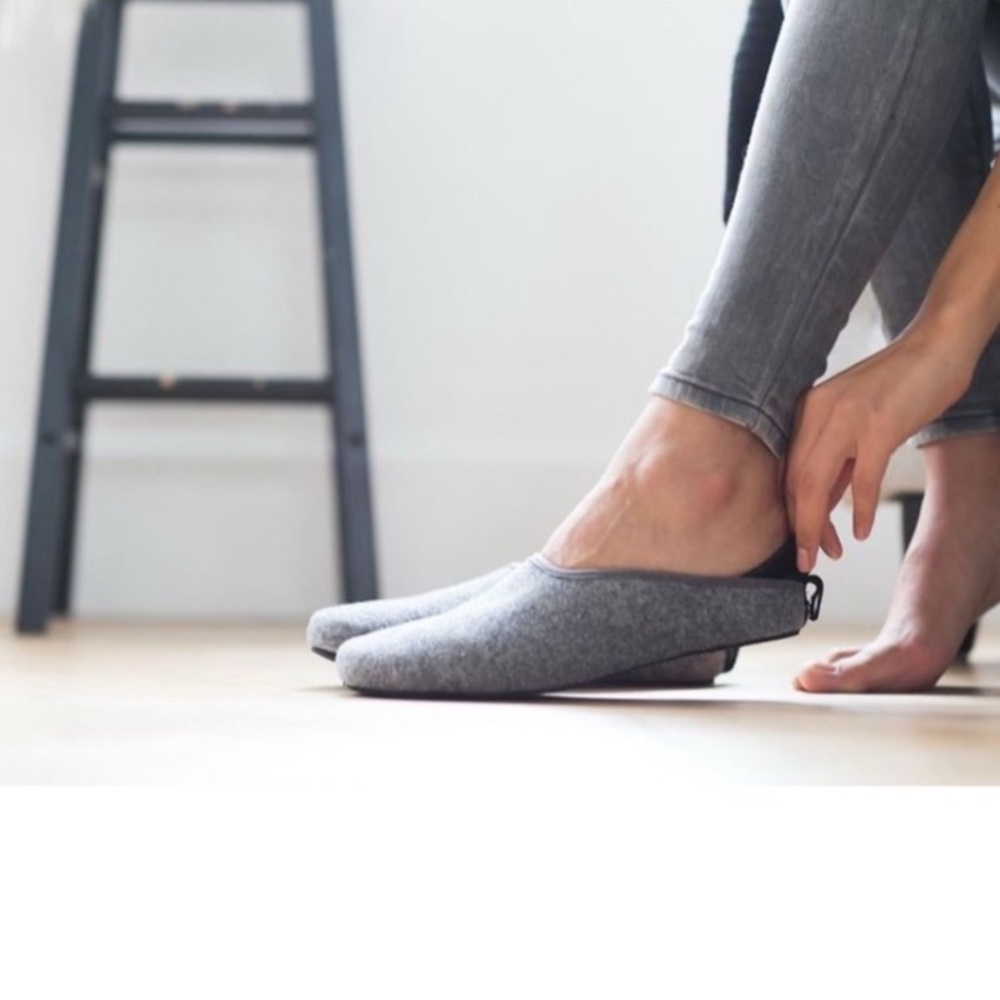 mahabis Gray Women's Slippers